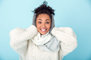 Pigmented, wrinkled & dry skin in winter